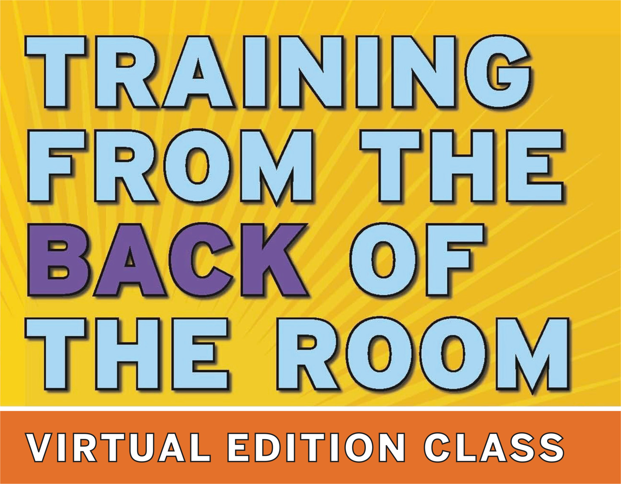 TBR-VE - Training from the Back of the Room Virtual Edition logo