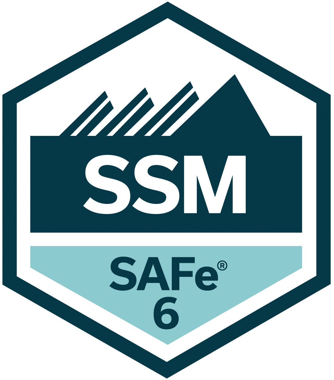 SAFe 6 SSM badge