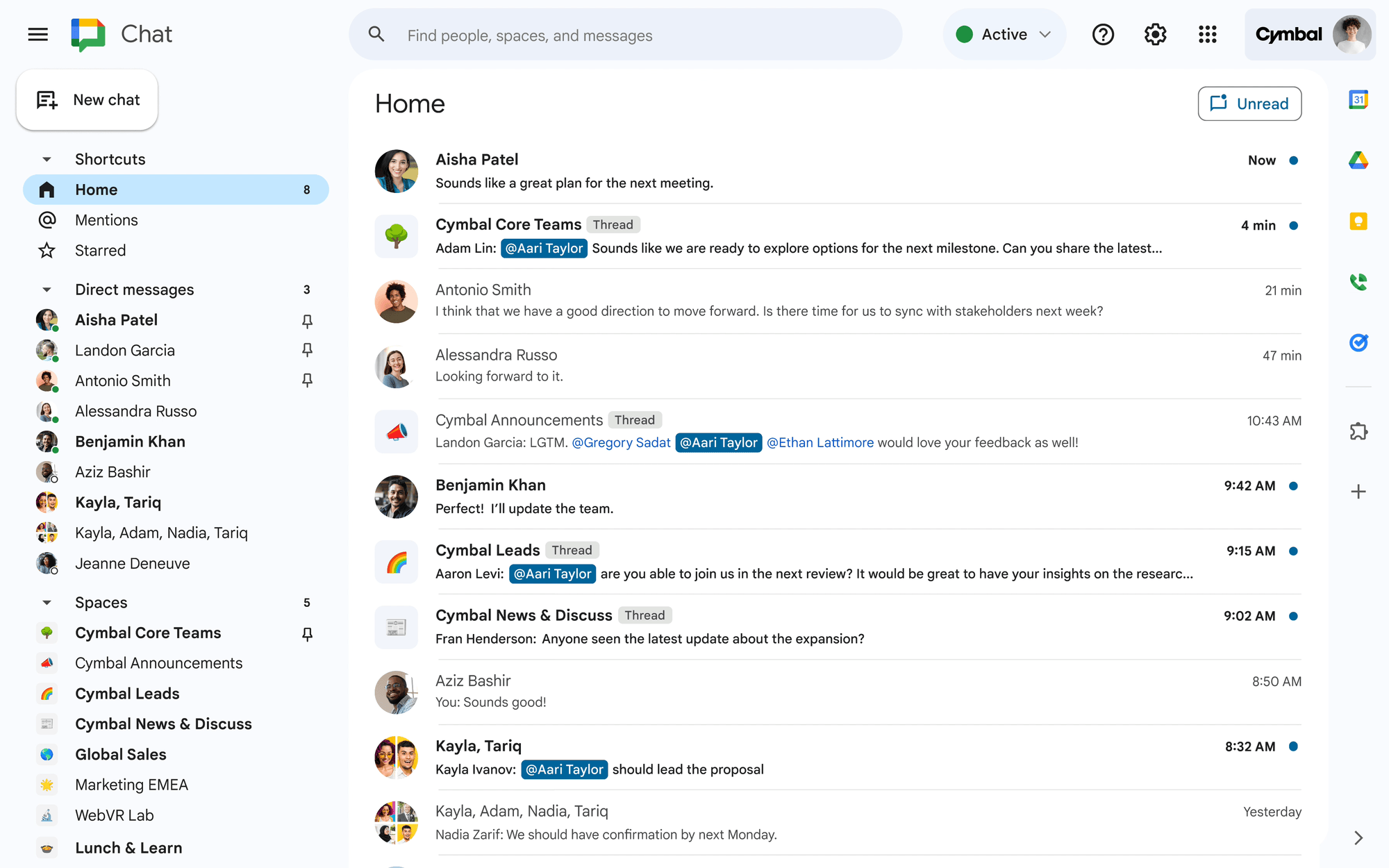 Google Chat - Muting conversations