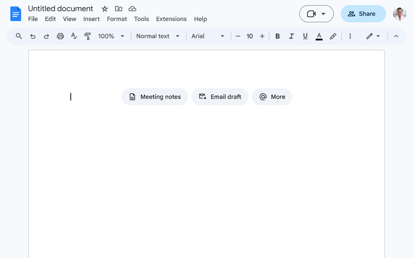 Google Docs building blocks