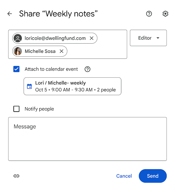 Optional - Add Google file to Calendar
