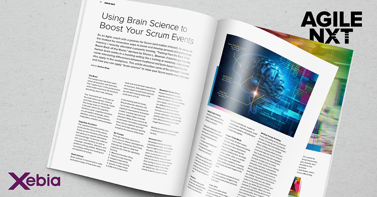 Agile NXT article Evelien Roos about Scrum and Brain Science