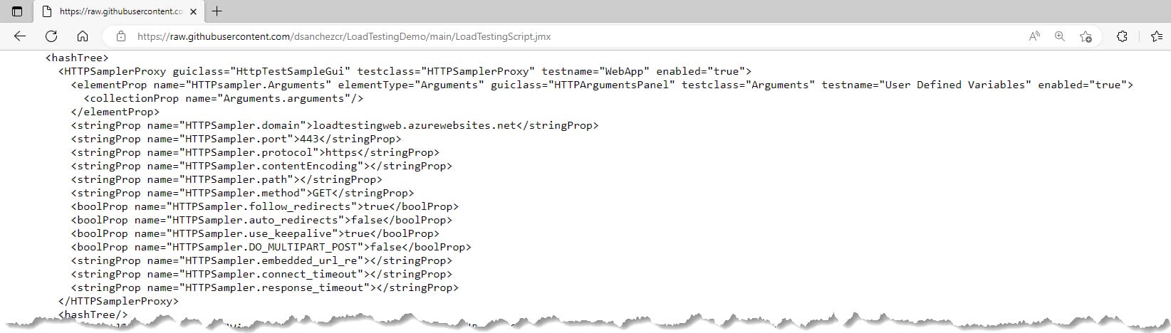 JMeter Script Sample