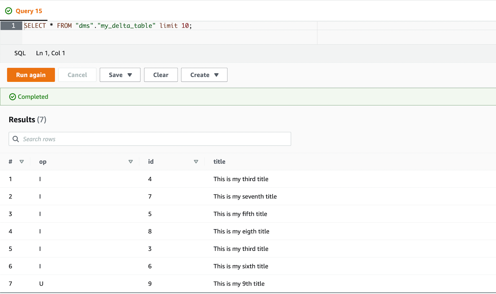 Query results 2