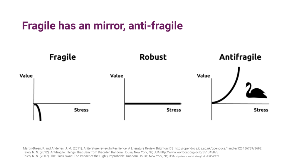 Figure 2 - The triad by Taleb 2012 from Botjes 2020