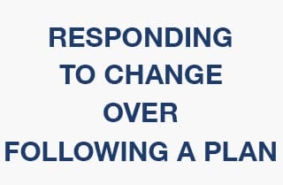 agile responding to change