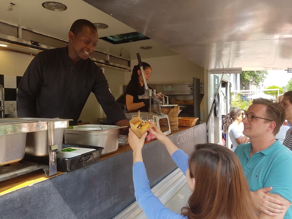 burger handover