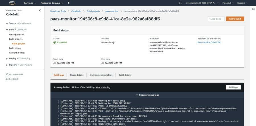 How to create serverless CI/CD pipelines for docker images with AWS