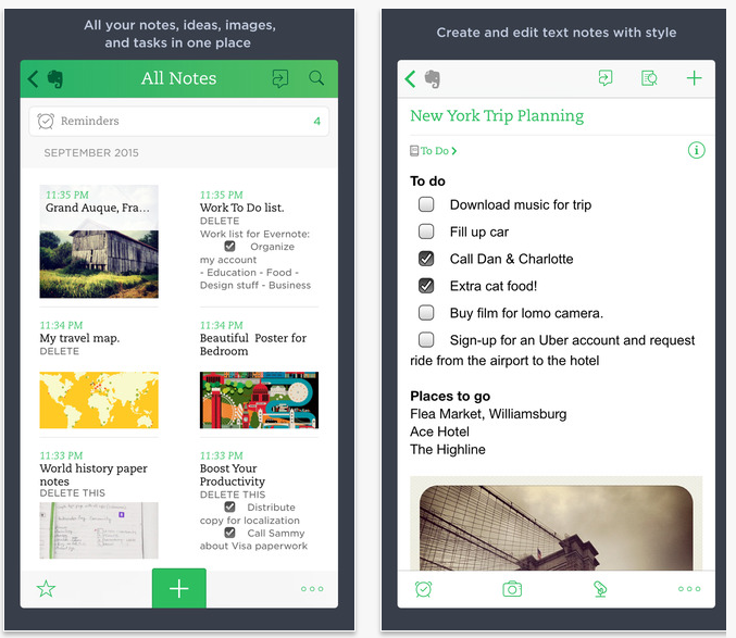 evernote hybrid app