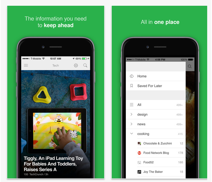 feedly hybrid app