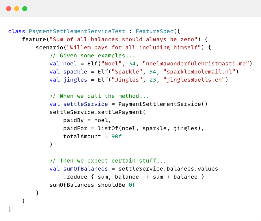 Kotlin and Kotest