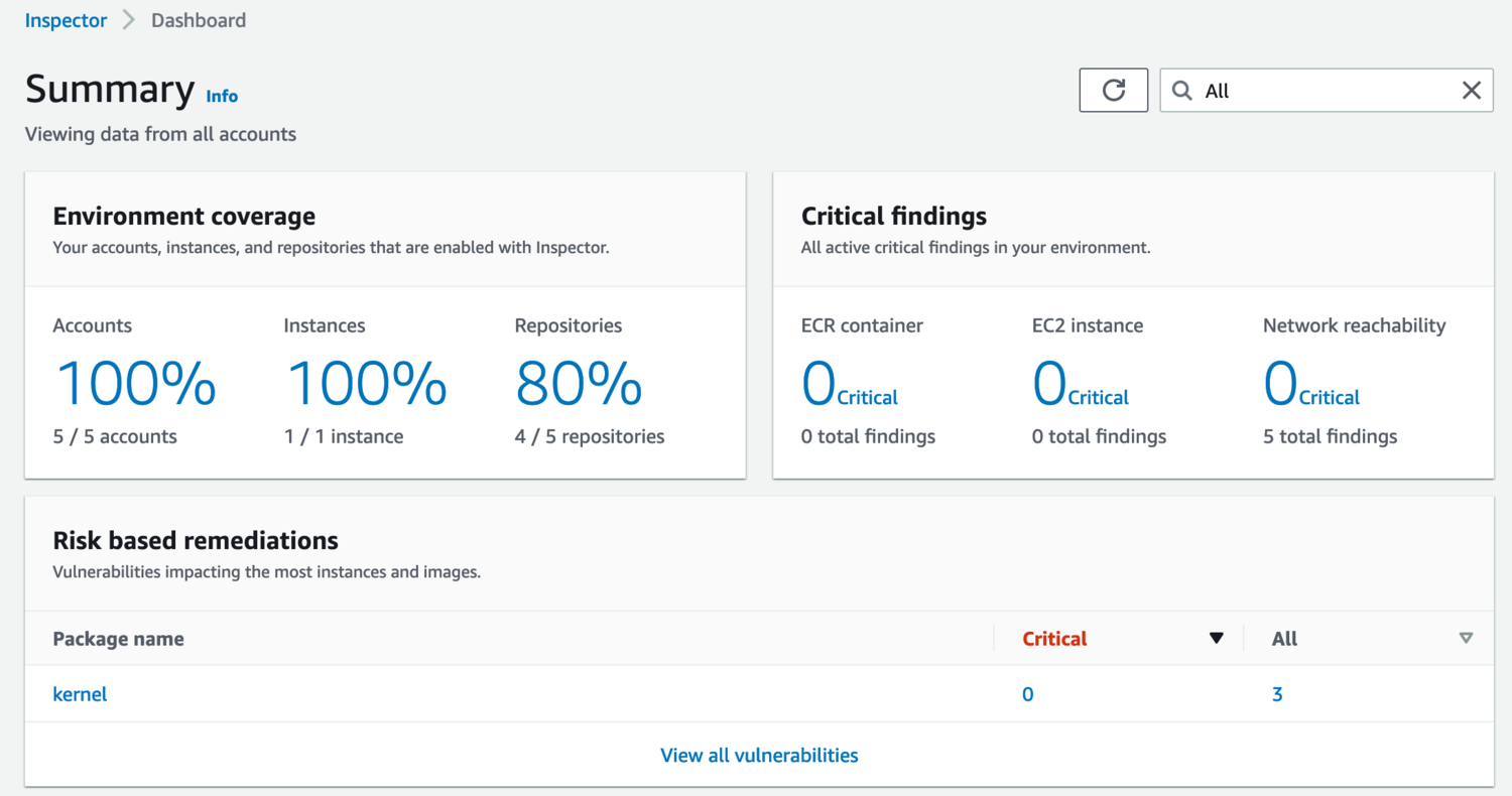 Inspector findings overview