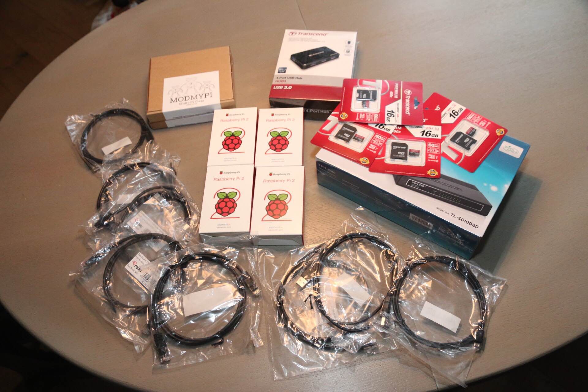 Bunch of raspberry stuff