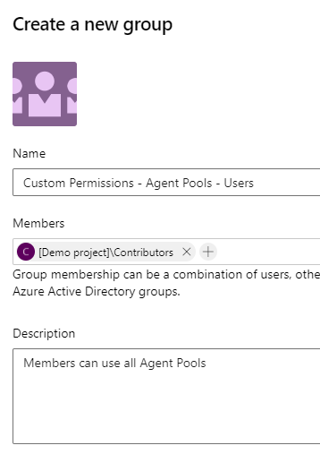 Create new group