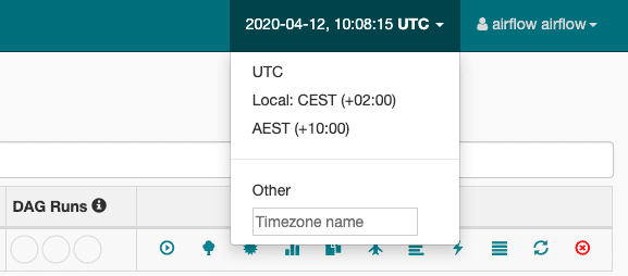 Timezone picker