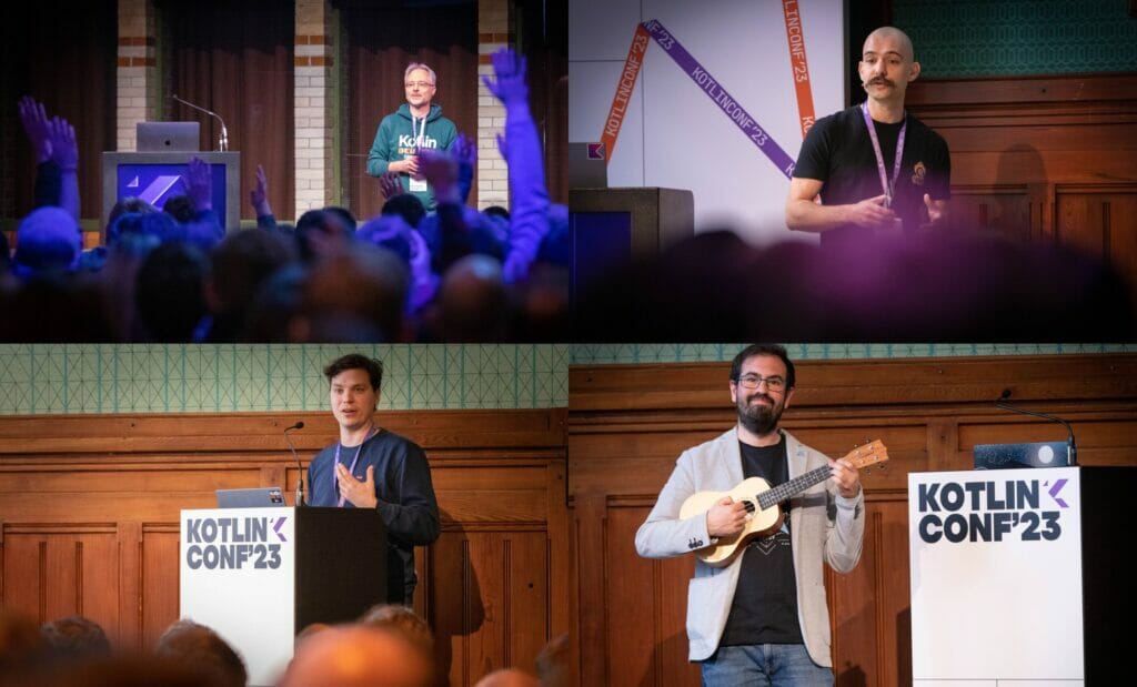 The Xebia team speaking at KotlinConf