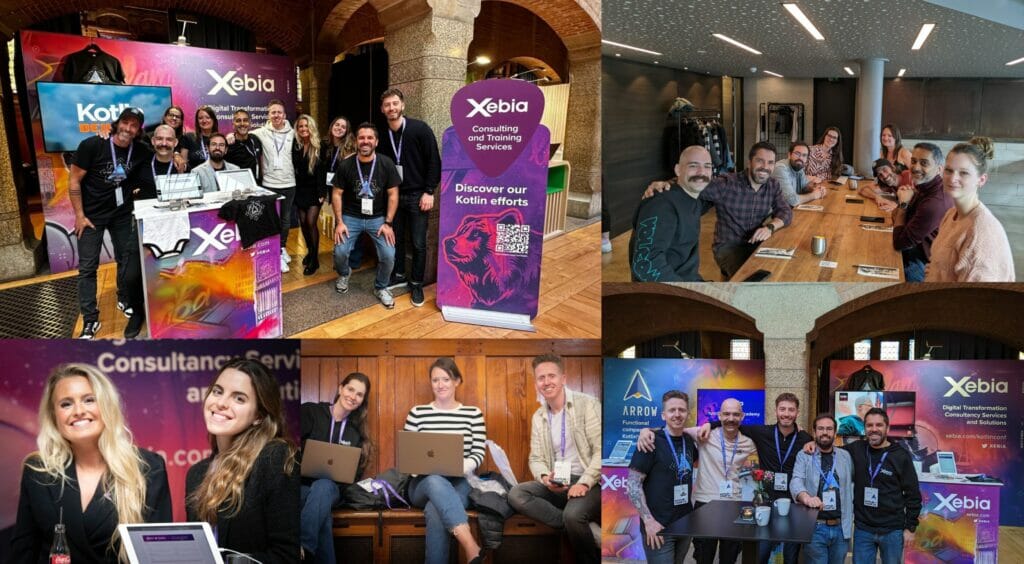 Xebia team collaborating at KotlinConf