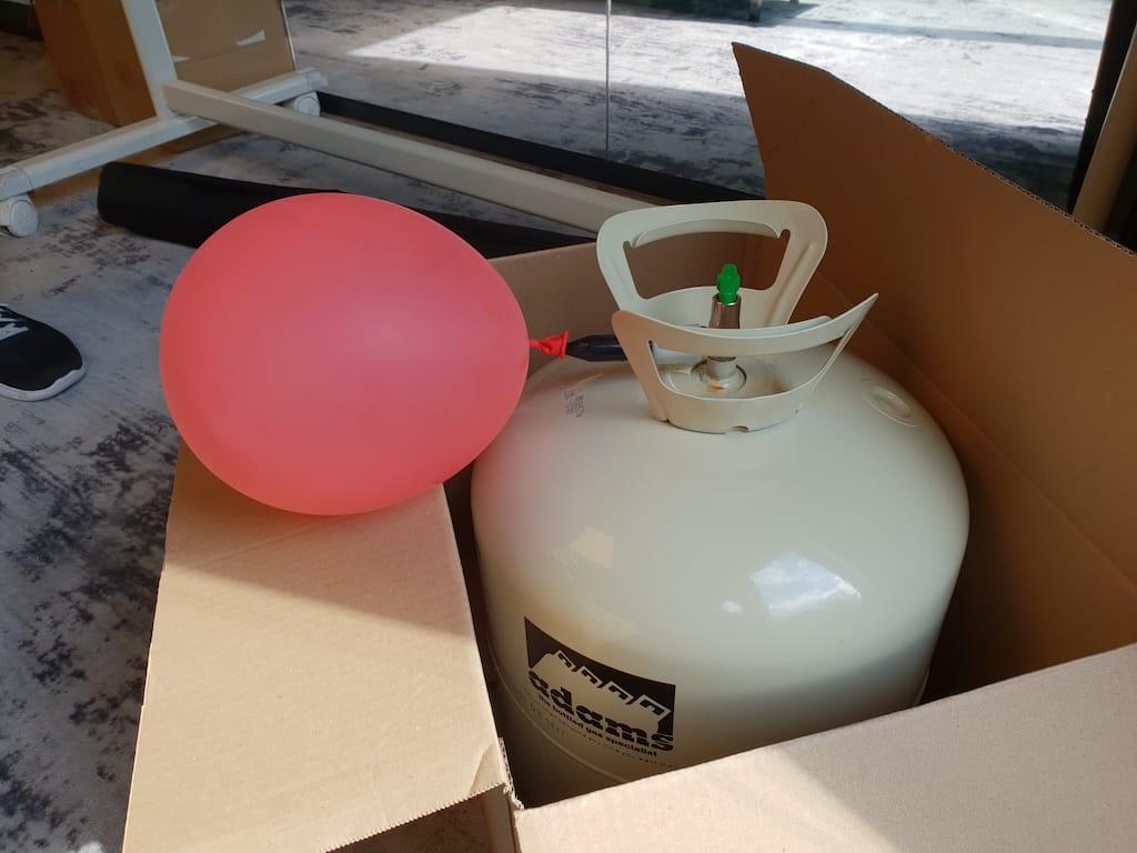 Helium is cool. Especially when it comes out of the canister