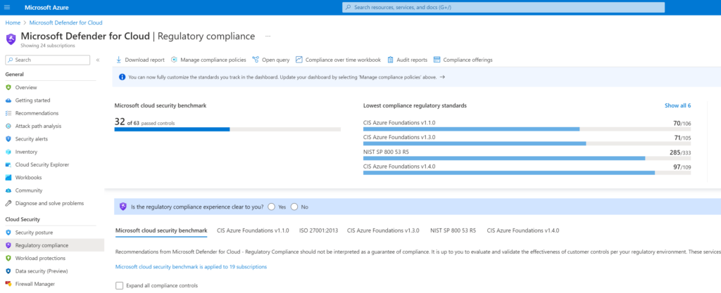 Regulatory Compliance Dashboard