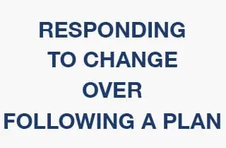 agile responding to change