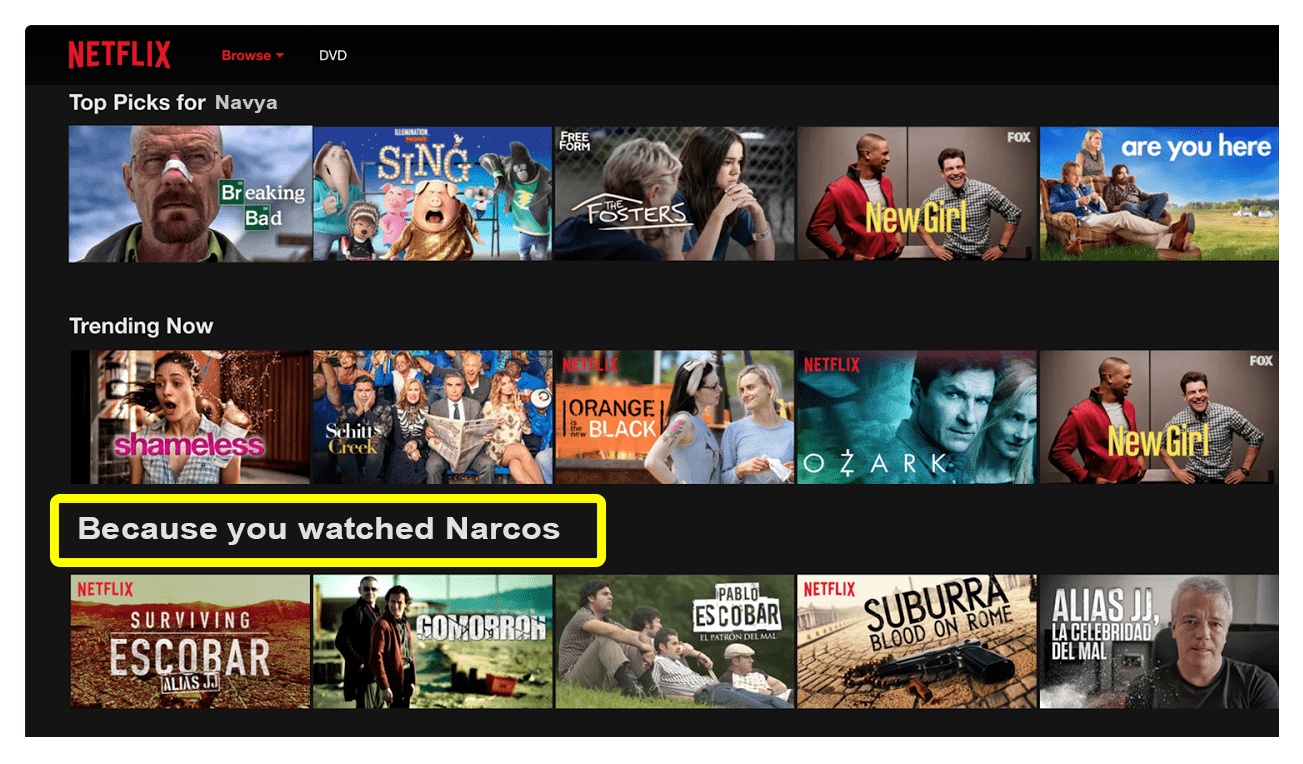Amazon and Netflix