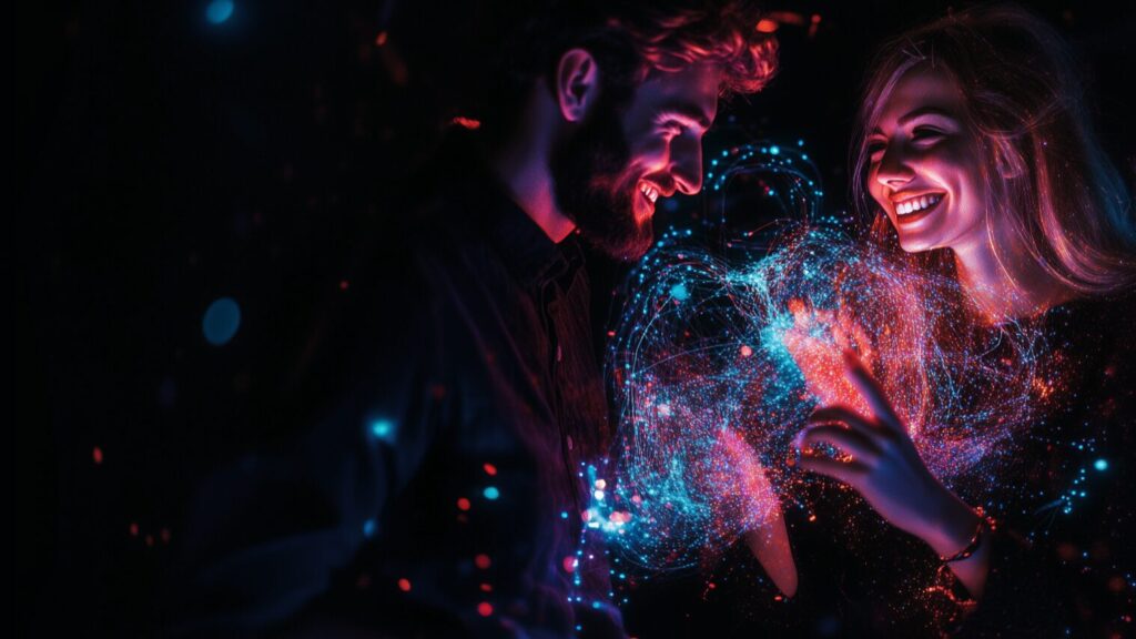 human ai connection with heart